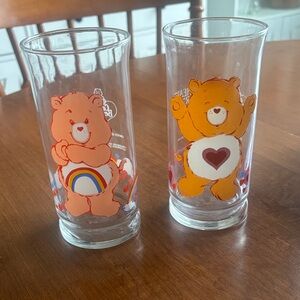 Care Bears Cheer and Tenderheart Glass Set